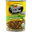 Health Valley Black Bean Soup No Salt Added, 15 Ounce Cans (Pack of 12)