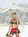 Hot Army Nurse Costume, SMALL/MEDIUM, OLIVE