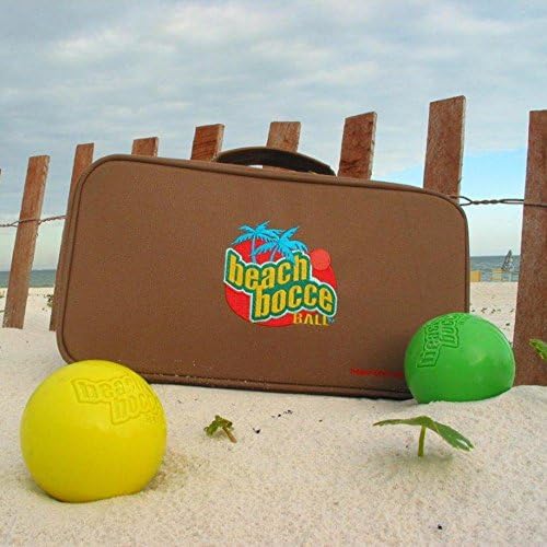 Beach Bocce Ball Beach Bocce Ball Set with Carrying Case - 74mm