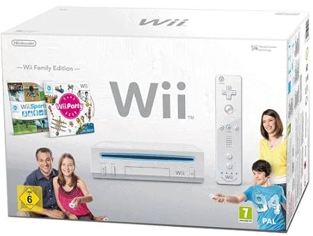 Wii Konsole Family Edition , weiß mit Wii Sports + Party [Edizione: Germania]