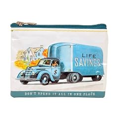 Blue Q Life Savings Recycled Coin Purse