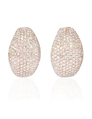 Diamond 18k Rose Gold Earrings