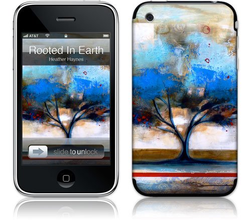 Apple iPhone 3G Premium Vinyl Skin - Rooted In Earth (GelaSkins Brand) Made in Canada