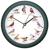 Mark Feldstein and Associates DLB9821E Original Singing Bird Clock 8 in Green