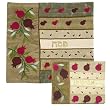 Raw Silk Applique'd Matzah Cover and Optional Afikoman Cover CAT# MAS-6