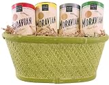 Lemon, Spice, Sugar and Vanilla Basket Moravian Cookies ~ World's Thinnest Cookies, 5 flavors 2.5 oz