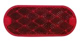 REFLECTOR -- OBLONG QUICK MOUNT -- RED -- 2 PK.
