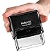 Custom Self Inking Rubber Stamp - Up to 5 Lines of Text - Choose from 15 Ink Colors - Large Size