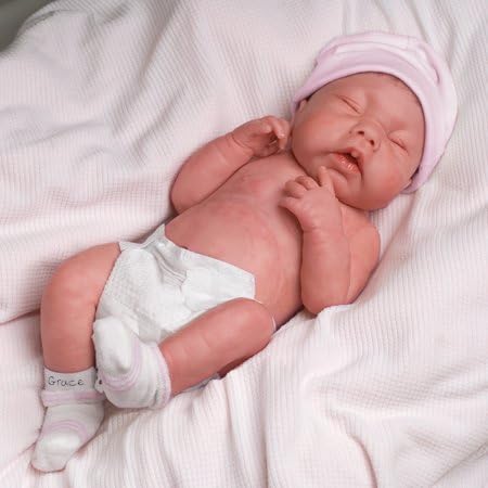 May God Bless You Little One (Grace); girl, anatomically correct - by Artist Waltraud Hanl