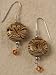Blown Glass Bead Earrings