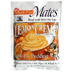 Morinu Mates Pudding Mix, Lemon Creme, 4-Ounce Packages (Pack of 12)