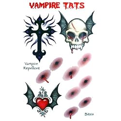 Vampire 2 Tats Temporary Tattoo Kit