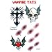 Vampire 2 Tats Temporary Tattoo Kit