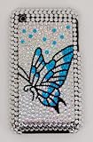 KingCase iPhone 3G & 3GS Hard Case Butterfly Crystal (Blue) 8GB, 16GB, 32GB