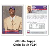 Topps Toronto Raptors Chris Bosh 2003-04 Draft Rookie Card