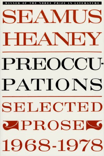 Preoccupations: Selected Prose, 1968-1978