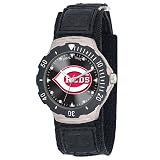 MLB Men's MDV-CIN Agent Series Cincinnati Reds Velcro Watch