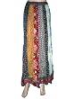 New A-line Ethnic Skirt Floral Print with Multi Colord Patch Work Cotton Designer Long Skirts 36"