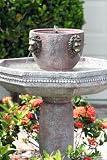 Smart Solar 34404RM1 Milano Lion Head Estate Fountain with Solar on Demand