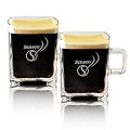 Senseo Quadrante Design Glastasse, 180 ml, 2er Pack