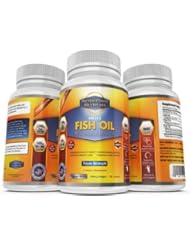 2000mg FISH OIL OMEGA 3 SUPPLEMENTS - Triple Strength Omega 3 Fatty Acids - 1,400mg Essential Fatty Acids (800mg EPA + 600mg DHA per serving) - ★ IMPROVE HEALTH RESULTS OR YOUR MONEY BACK ★ 120 Burpless Capsules - PLATINUM Series Pharmaceutical Grade & Molecularly Distilled Fish Oil Pills. *BONUS* Includes FREE eBook "The Omega 3 Manifesto" - (a $9.99 VALUE) From The #1 Omega 3 Brand