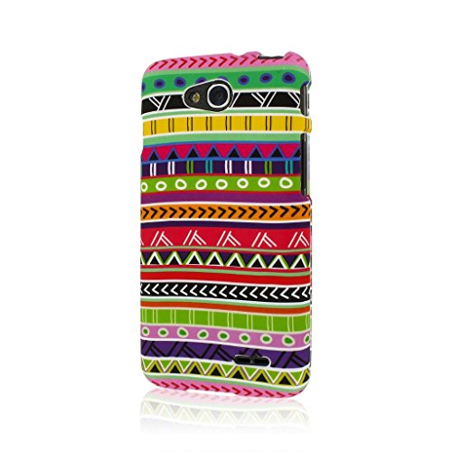 LG Optimus L90 Case, MPERO SNAPZ Series Rubberized Case for LG Optimus L90 - Aztec Fiesta