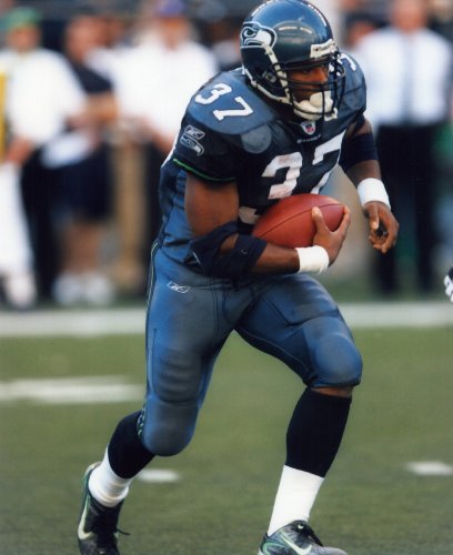 SHAUN ALEXANDER SEATTLE SEAHAWKS 8X10 SPORTS ACTION PHOTO (F)