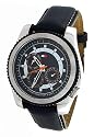 Tommy Hilfiger Men's Multi-Function Black Leather Watch #1790607