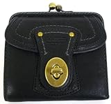 AUTHENTIC COACH LEGACY LEATHER FRENCH COIN PURSE WALLET - 40705 (BLACK)