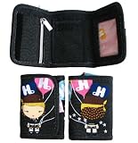 Harajuku Lovers By Gwen Stefani  Cha Ching  Black Scallop Multipurpose Wallet * 08 Holiday Limited Collection *