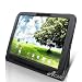 Acase PU レザーケース for Asus Eee Pad Transformer Prime TF201 10.1型 ブラック （スタンド機能付）