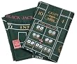 FELT Blackjack (21) and Craps (reversible) 72" x 36" with cards & dice