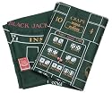 Reversible FELT Blackjack and Craps with cards and dice