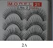 Model 21 False Eyelashes 10 Pairs (Choose from one set of 1A, 1B, 2A, 2B, 3A, 3B)