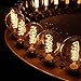 Parrot Uncle Vintage Edison Light Bulb 40w 110v Antique E26 Base Twisted Clear Glass Base Tungsten Filament Tube Incandescent Bulbs Home Decor Lighting, G80 Spiral Filament 40w