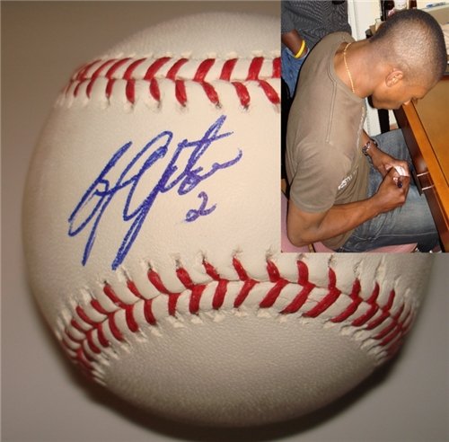 B.J. Upton Autographed/Hand Signed Official Major League Baseball