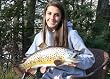 Giant Taxidermy 23" Fiberglass Brown Trout Fish Mount