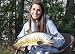 Giant Taxidermy 23" Fiberglass Brown Trout Fish Mount