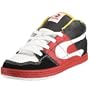 DuFFS Men's 4130 Skate Shoe,Black/Red,7.5 M