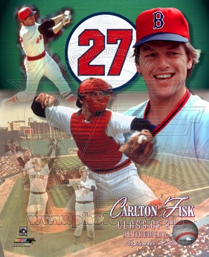 Carlton Fisk Boston Red Sox 8x10 Color Photo