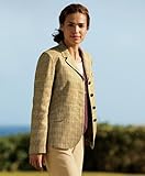 Silk Houndstooth Hacking Jacket, 14