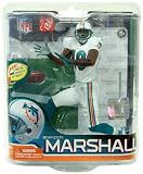 McFarlane Toys NFL Sports Picks Series 26 Action Figure Brandon Marshall (Miami Dolphins) White Jersey Bronze Collector Level Chase