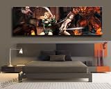 PS2 EVERQUEST GAMING ART GICLEE ON CANVAS PANORAMA GALLERY WRAP FRAMING 42x14x1.5