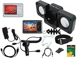 iShoppingdeals - Speaker 12 PC Accessories Bundle for Creative Zen MX 8GB 16GB MP3