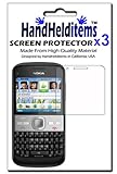 HHI Nokia E5 Crystal Clear Screen Protector (3 pack) (Package include a Han ....