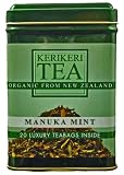 Manuka Mint Organic Tea - 20 Whole Leaf Bags Plus 2 Bonus Bags (Limited Offer)