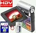 SVP T400-Silver 1280x720p True HD Camcorder with 2.4 LCD (SVP 8GB SDHC Memory Card & AA Rechargeable Set Included)