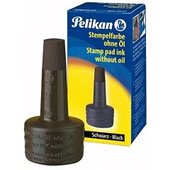 Pelikan 351197 Stempelfarbe 4K, ohne �l, 28 ml, schwarz