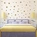 YOKIND 117Pcs Gold Stars Wall Decal Stars Pattern DIY Wall Stickers for Kids Rooms Home Decor