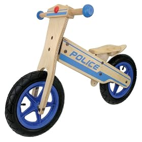 Ventura Childs Wooden Running Bike (Police) by Ventura